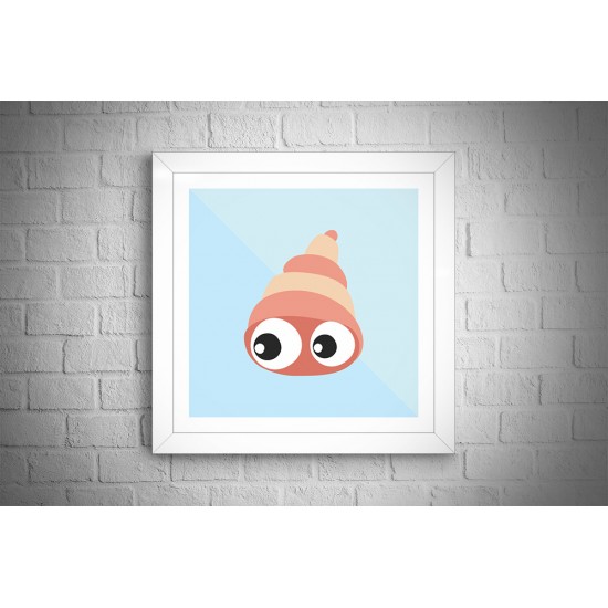 Quadro Concha - 29x29 cm 