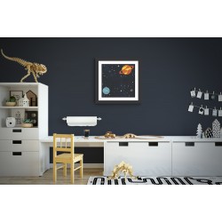 Quadro Espaço Kids - 29x29 cm 