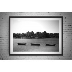 Quadro Três Canoas PB - 40x55 cm