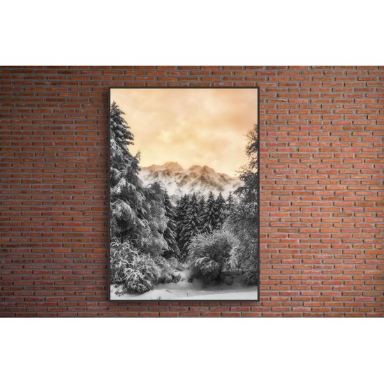 Quadro Natureza Inverno - 70x100 cm