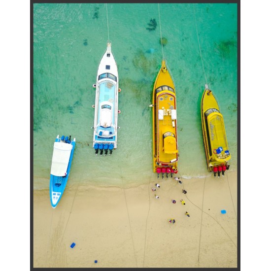 Quadro Mar da Indonésia - 70x90 cm