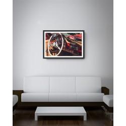 Quadro Mercedes Bens Raro   - 44x64 cm