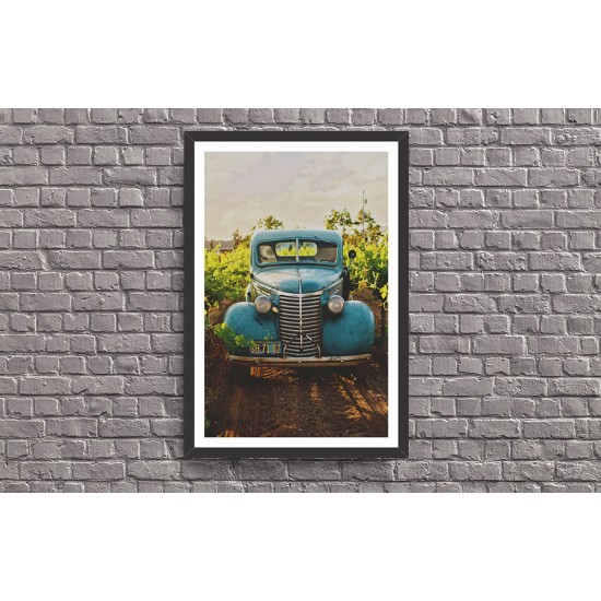 Quadro Pick Up OLD  - 64x44 cm