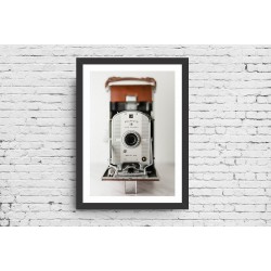 Quadro Máquina Polaroid Vintage  - 46x34 cm
