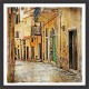 Quadro Vilarejo Década de 30 - 38x38 cm 