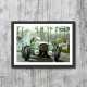 Quadro Reprodução Digital de Corridas Década de 20 Carro 5 - 34x46 cm